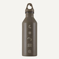 Oy × Mizu, 750ml Edelstahl Trinkflasche in Dunkelgrau