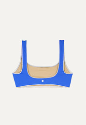 Bikini Top "Vento" in deep sea blue pique