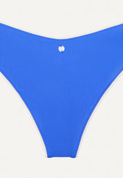 Bikini Hose „Calima“ in Tiefseeblau Piqué