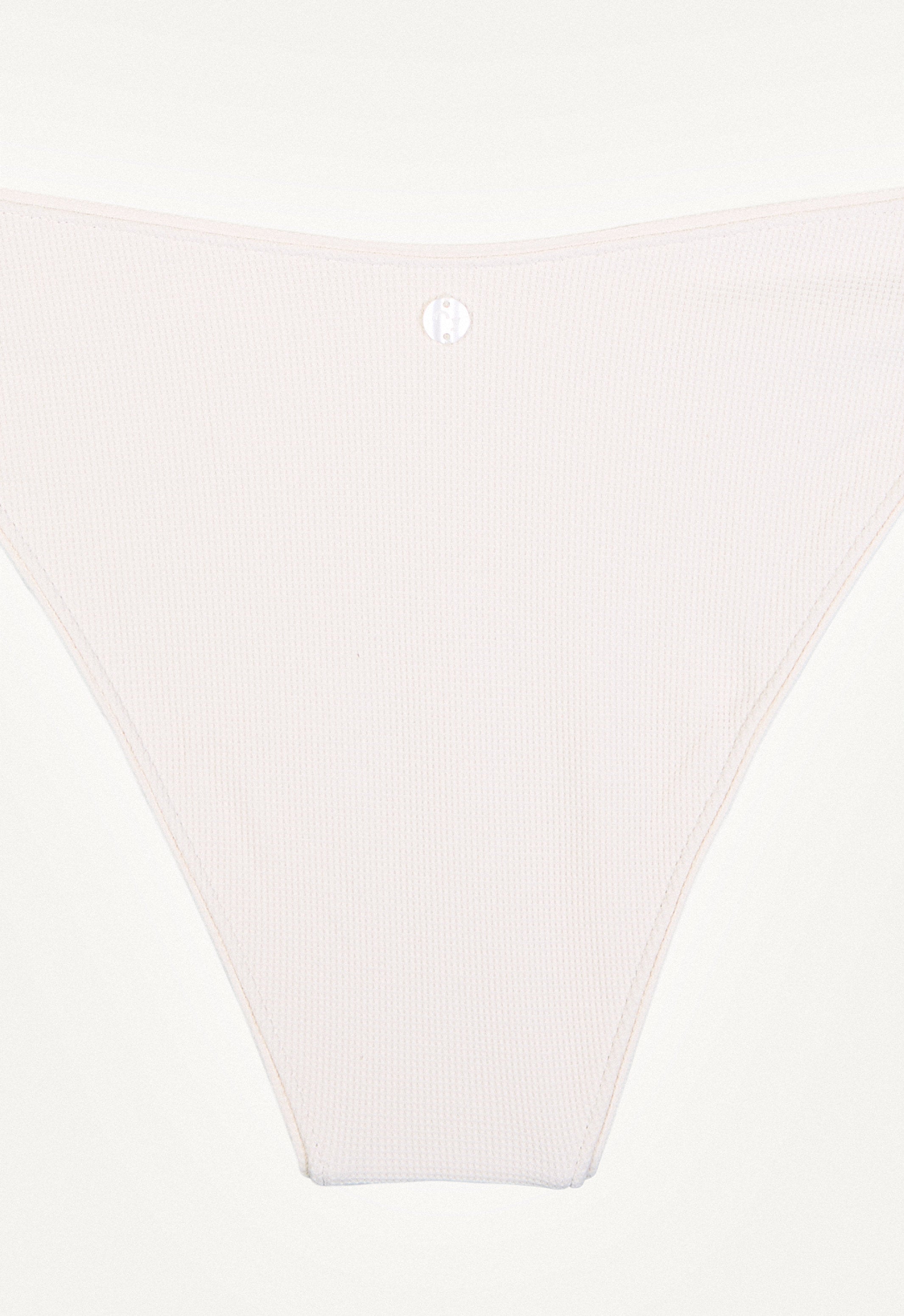 Bikini Hose „Notos“ in Cremeweiss Piqué
