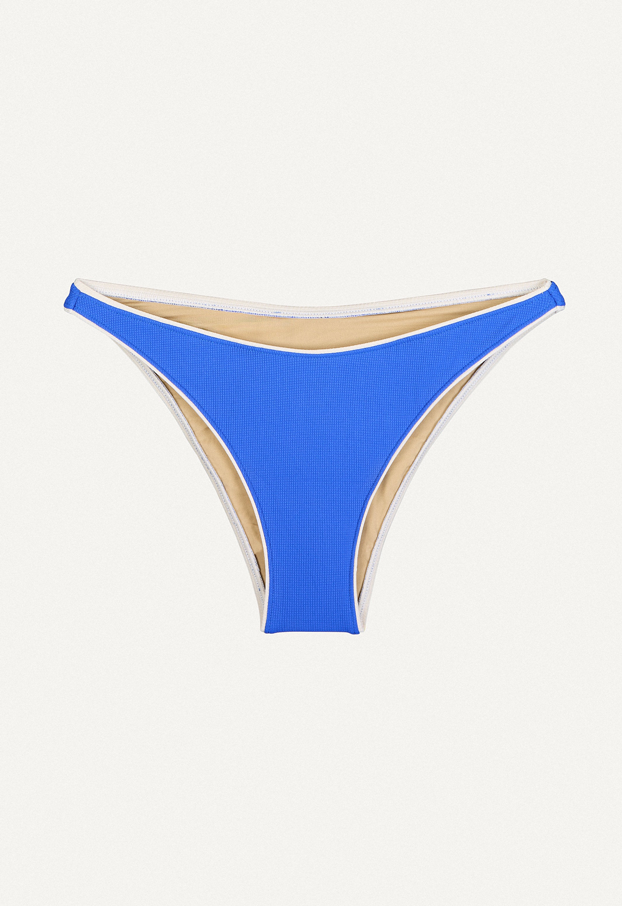 Bikini Hose „Notos“ in Tiefseeblau Piqué