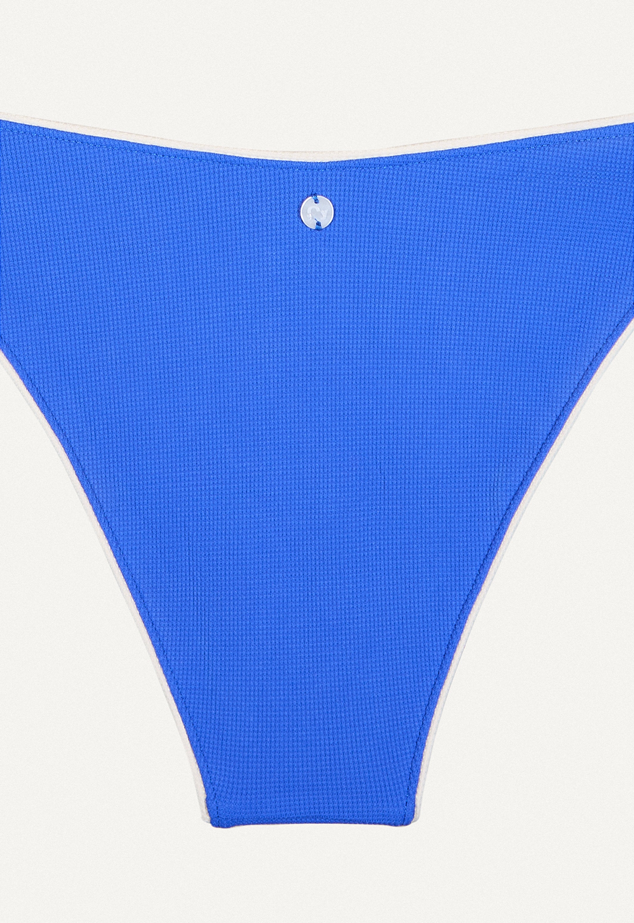 Bikini Hose „Notos“ in Tiefseeblau Piqué