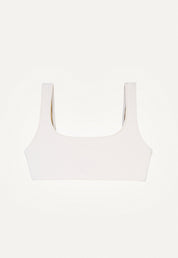 Bikini Top "Vento" in cream white pique