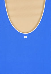Swimsuit "Zephyr" in deep sea blue pique