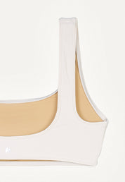 Bikini Top "Vento" in cream white pique