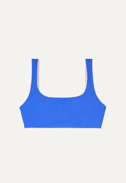 Bikini Top "Vento" in deep sea blue pique