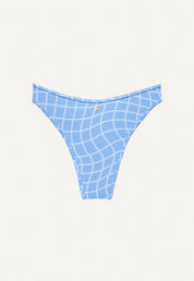 Bikini Bottom "Notos" in blue pool print terry