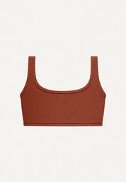 Bikini Top "Vento" in terracotta terry