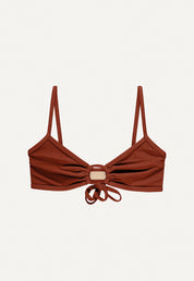 Bikini Top "Joran" in terracotta terry