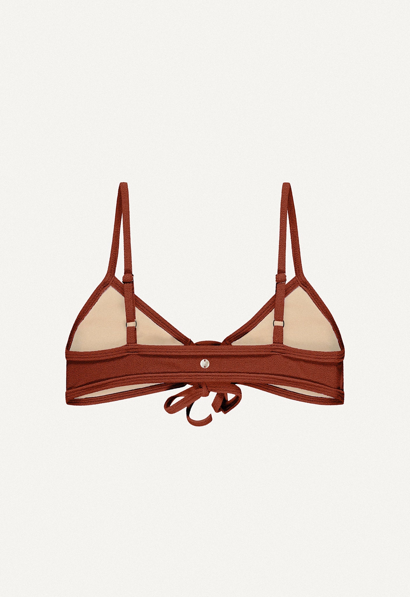 Bikini Top "Joran" in terracotta terry