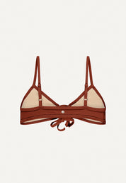 Bikini Top "Joran" in terracotta terry