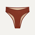 Bikini Bottom "Calima" in terracotta terry