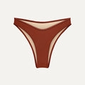 Bikini Bottom "Notos" in terracotta terry