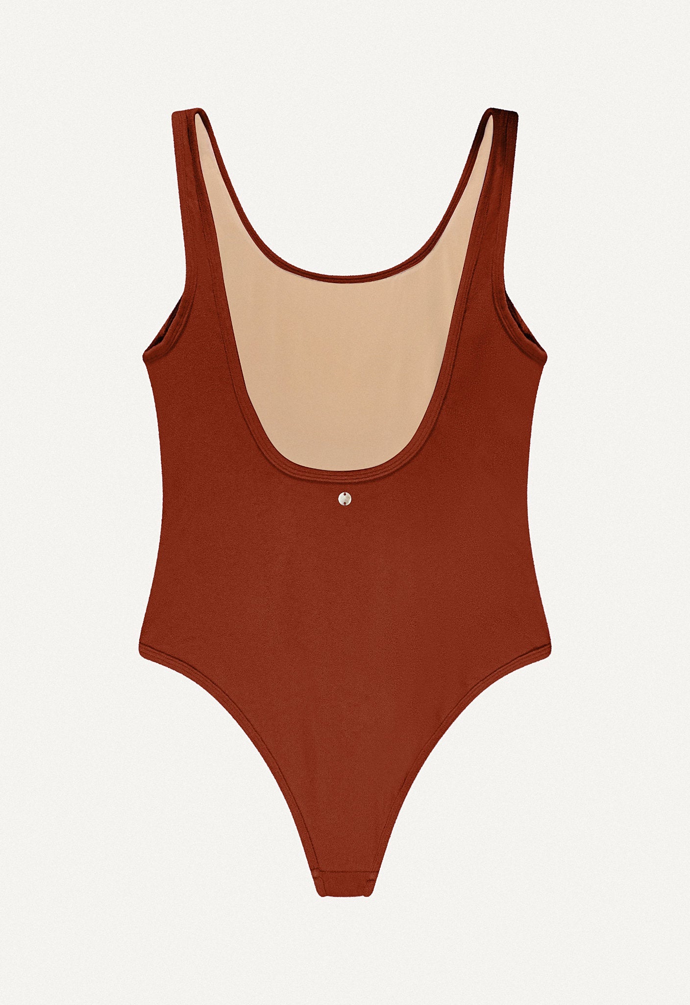 Surf Swimsuit "Zephyr" in terracotta terry