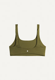 Bikini Top "Vento" pine green shine