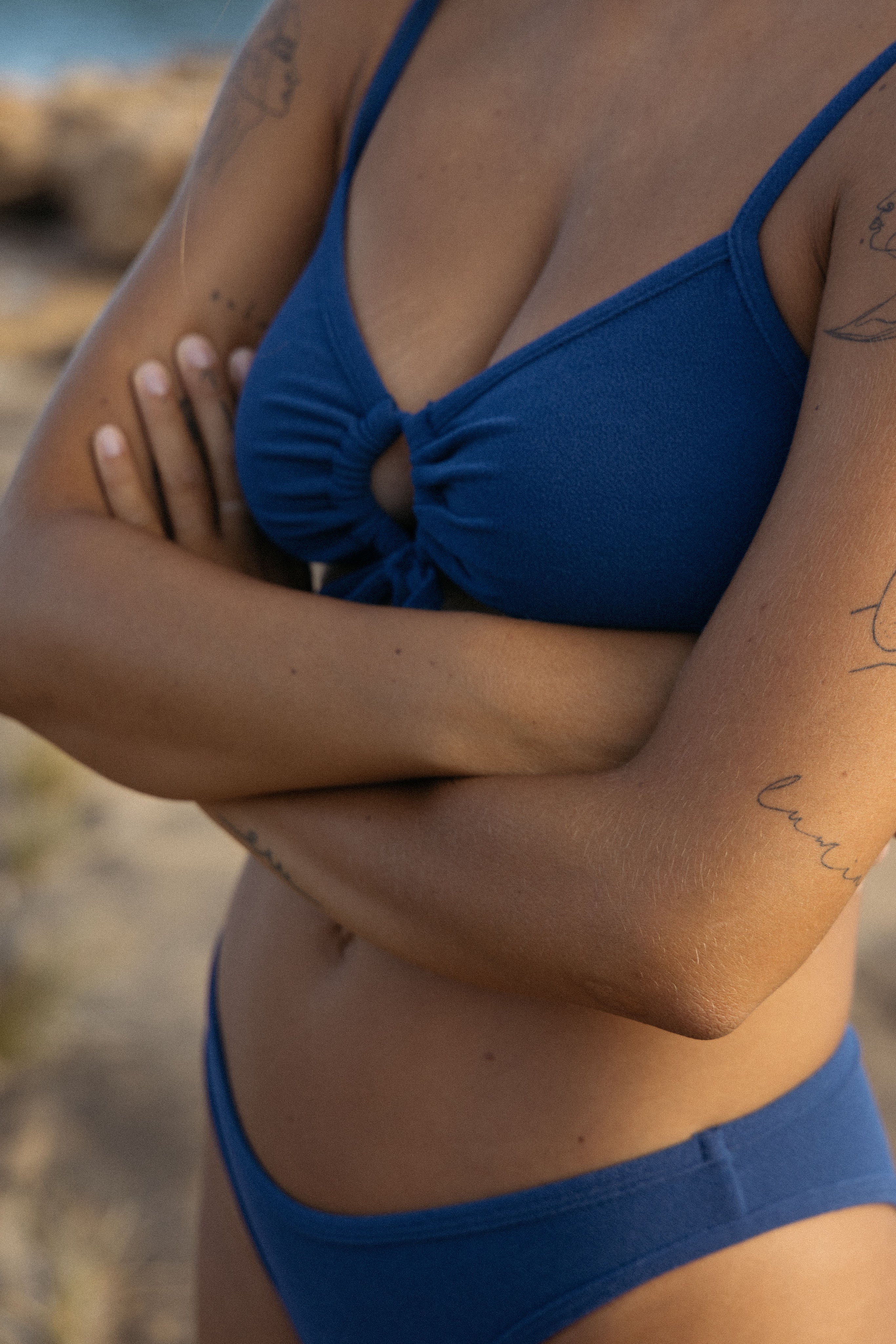 Bikinis & Badeanzüge in Dunkelblau