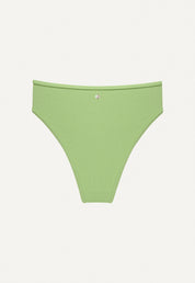 Bikini Bottom "Calima" in linden green terry