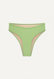 Bikini Bottom "Calima" in linden green terry