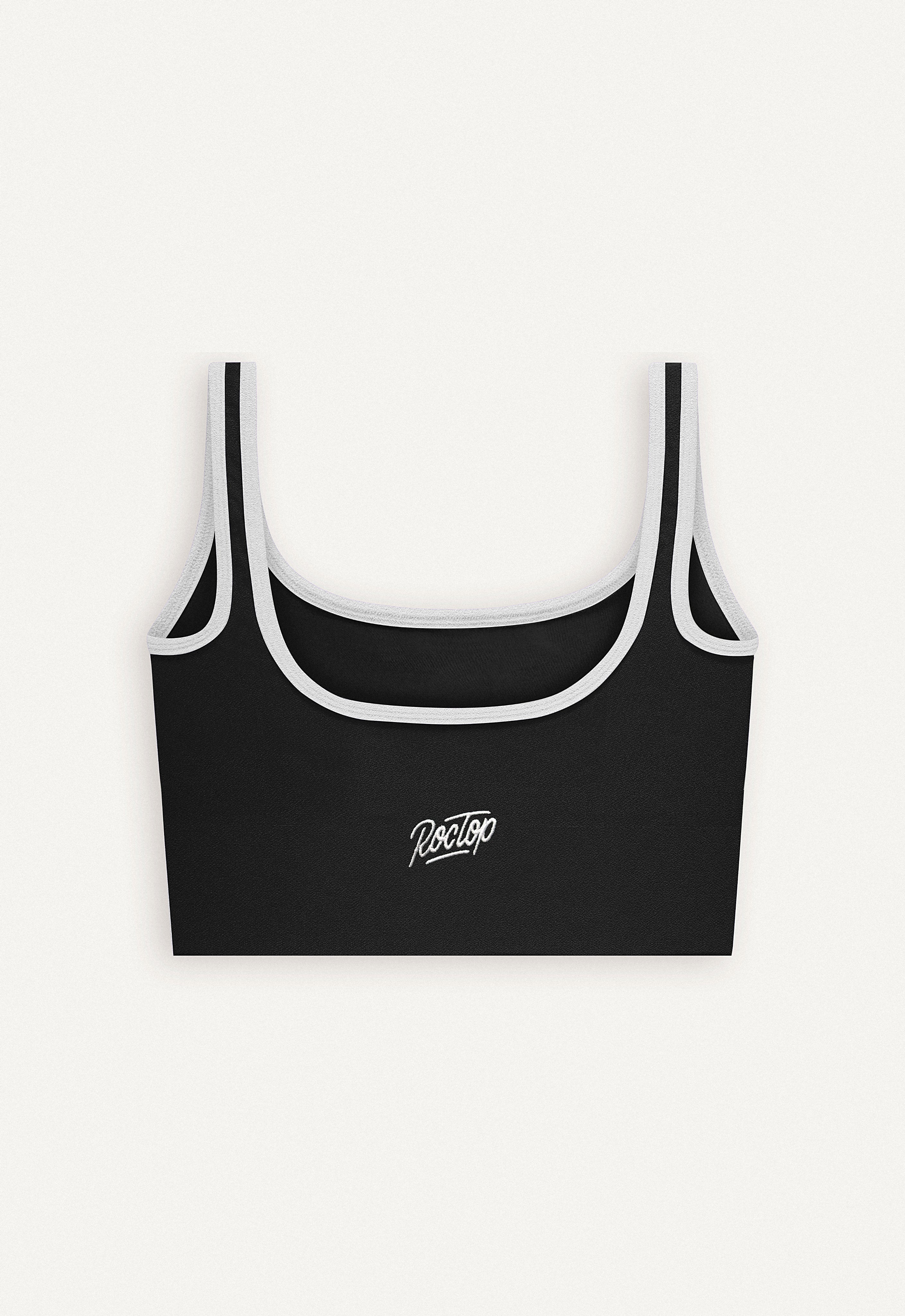 Dance Oberteil „RocTop“ in Schwarz Frottee