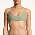 Surf Bikini Top "Dace" in sage green