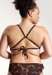 Surf Bikini Oberteil „Esox“ in Hibiskus Print