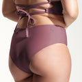Surf Bikini Bottom "Fugu" in sunset purple