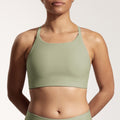 Surf Bikini Top "Goby" in sage green