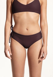 Surf Bikini Hose „Opah“ in Auberginenviolett