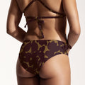 Surf Bikini Bottom "Opah" in hibiscus print