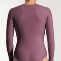 Surf Swimsuit "Orfe" in sunset purple