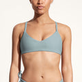 Surf Bikini Top "Dace" in ice blue