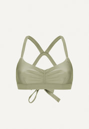 Surf Bikini Oberteil „Hoki“ in Salbeigrün