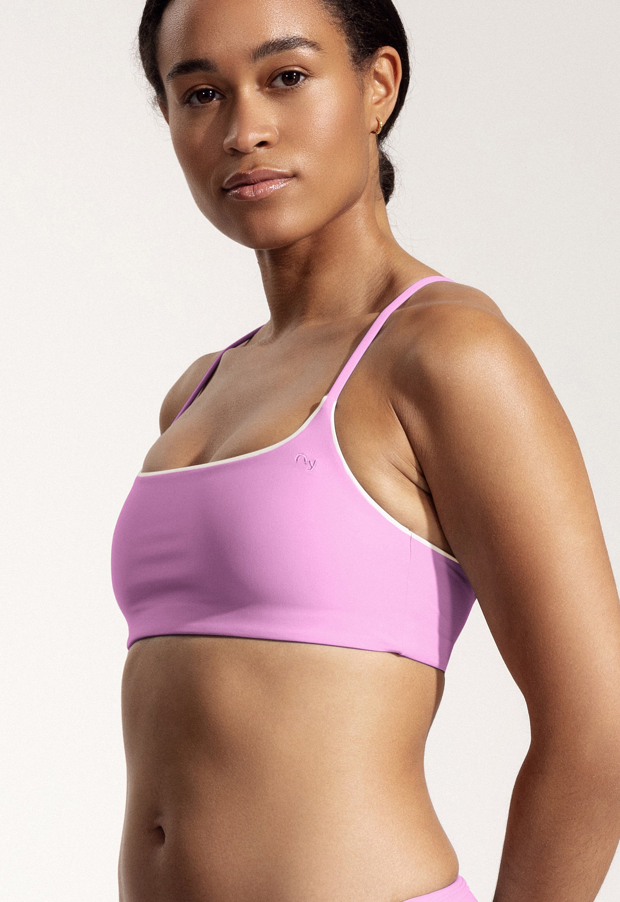 Surf Bikini Top "Buri" in baby pink