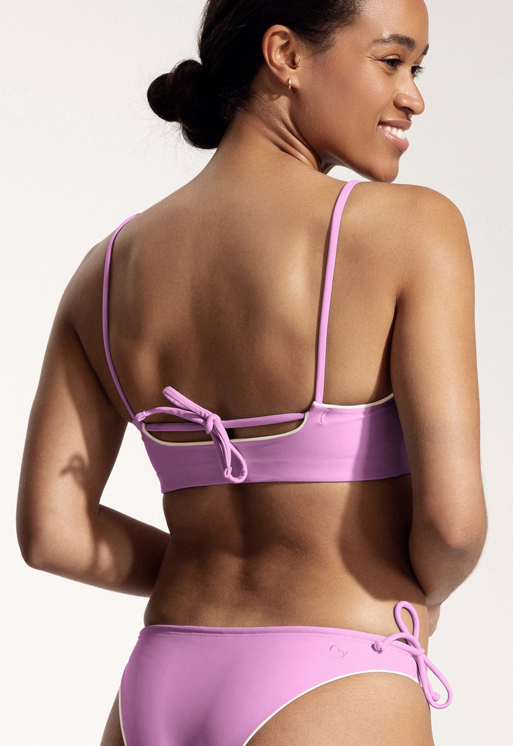 Surf Bikini Top "Buri" in baby pink