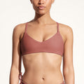Surf Bikini Top "Dace" in clay red