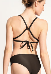 Surf Bikini Oberteil „Dace“ in Dunkelbraun