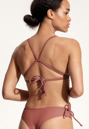 Surf Bikini Oberteil „Esox“ in Lehmrot