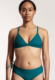 Surf Bikini Top "Esox" in petrol blue