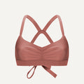 Surf Bikini Top "Hoki" in clay red