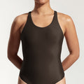 Surf Swimsuit "Kelt" in dark brown