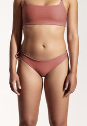 Surf Bikini Hose „Mako“ in Lehmrot