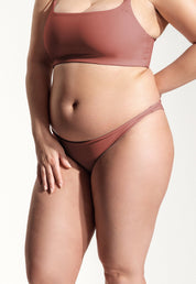 Surf Bikini Hose „Mako“ in Lehmrot