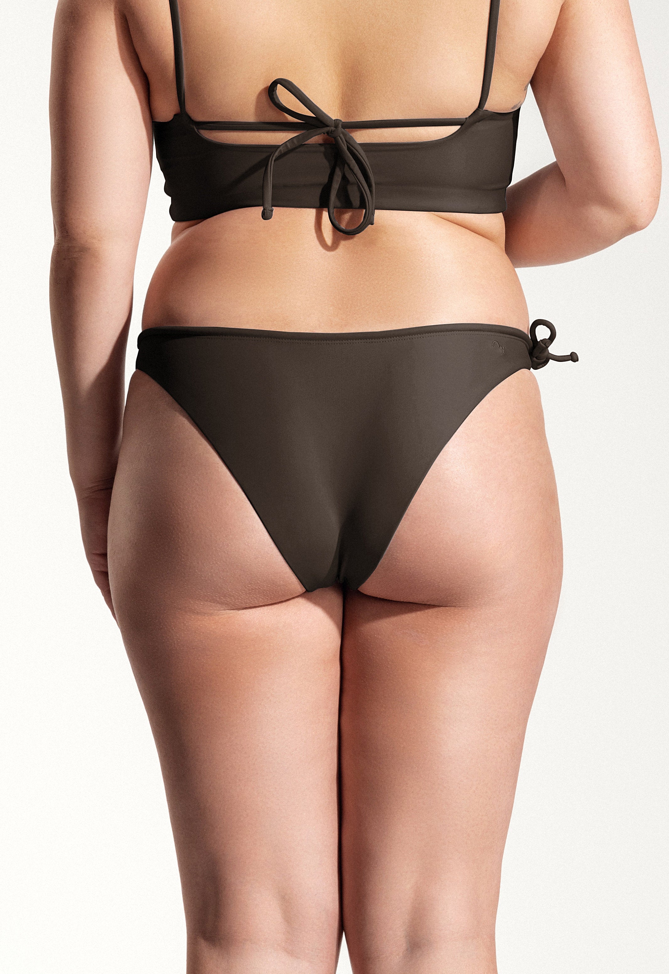 Surf Bikini Bottom "Mako" in dark brown