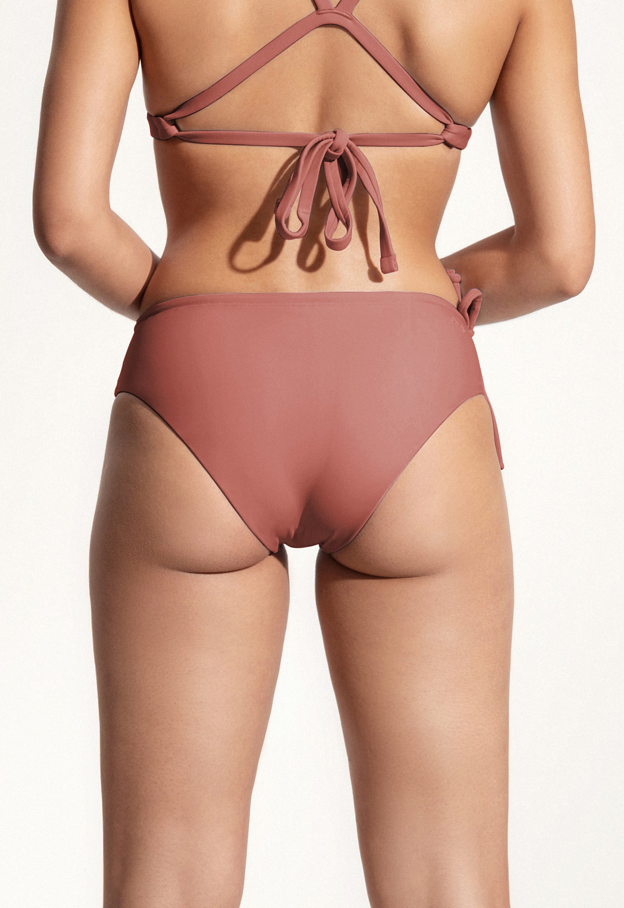 Surf Bikini Hose „Opah“ in Lehmrot