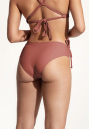 Surf Bikini Bottom "Opah" in clay red