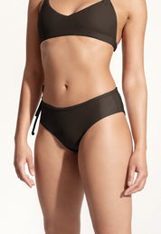 Surf Bikini Bottom "Opah" in dark brown