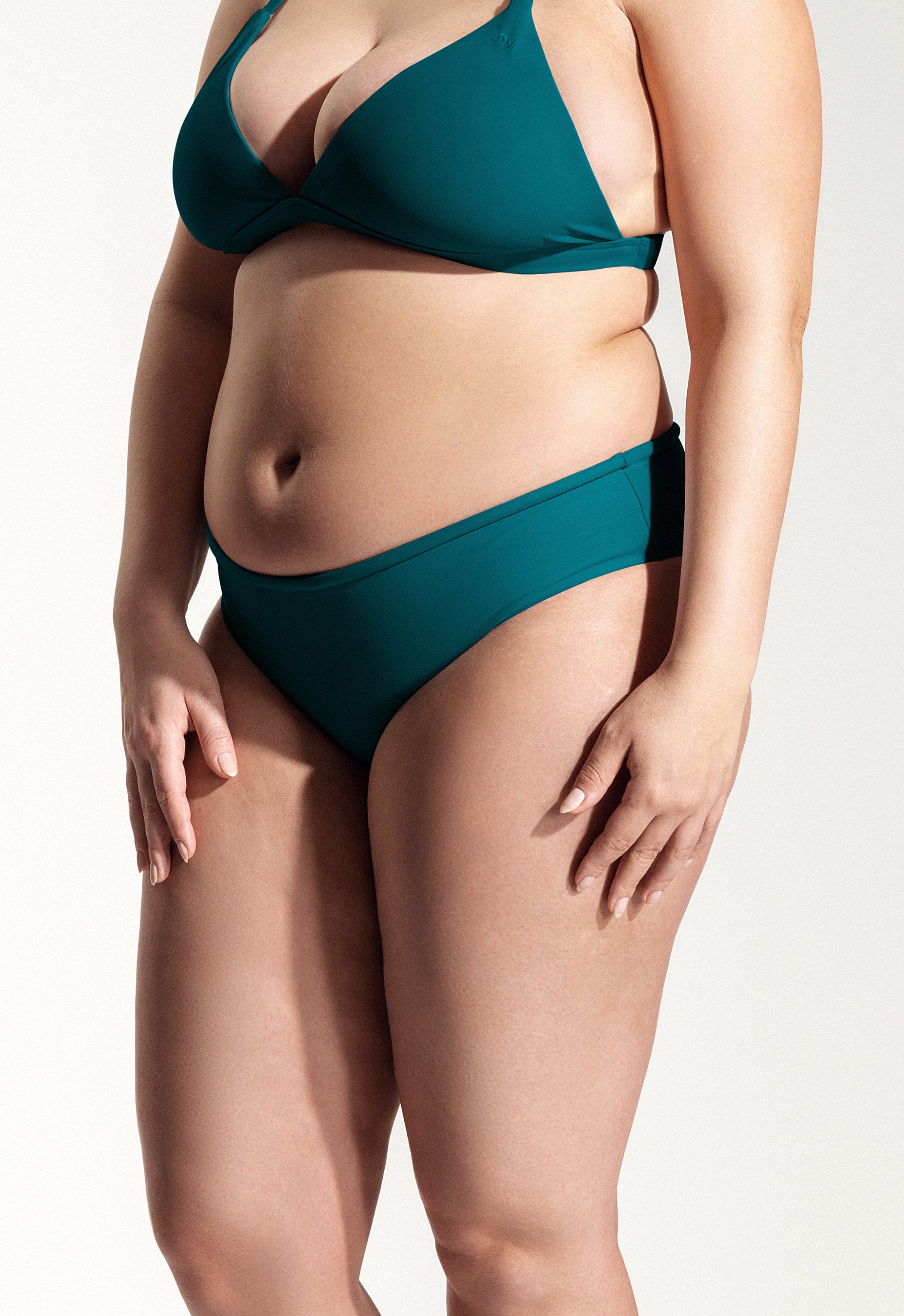 Surf Bikini Bottom "Opah" in petrol blue