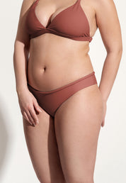 Surf Bikini Hose „Tope“ in Lehmrot