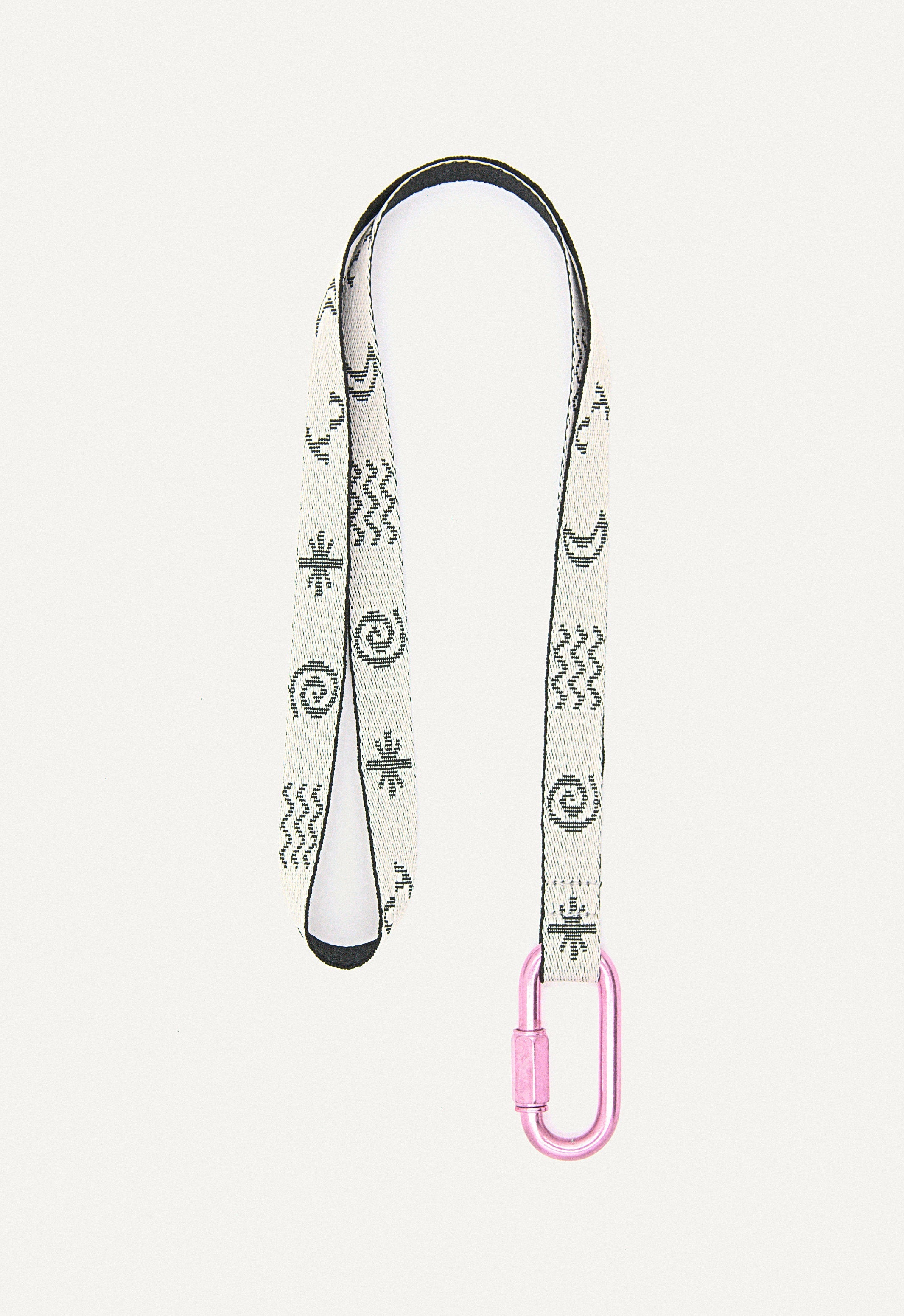 Oy Lanyard mit pinkem Karabiner