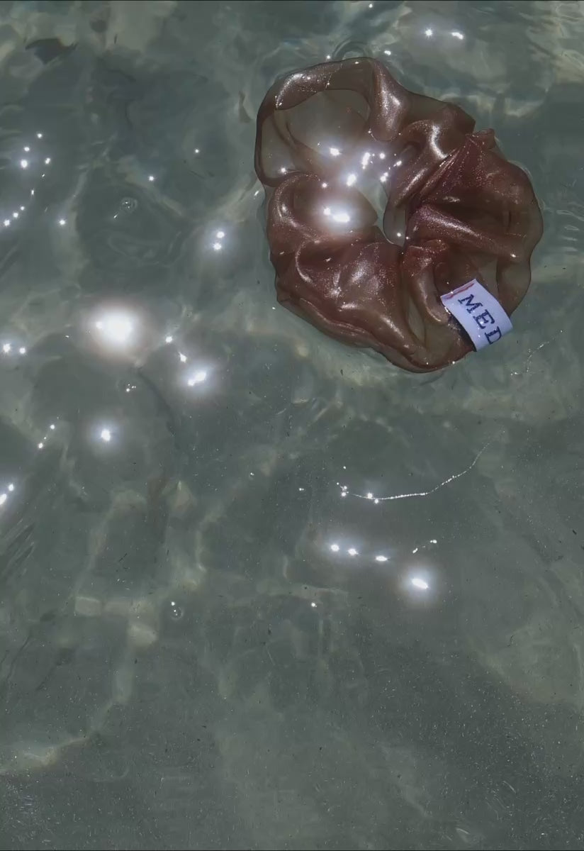 Meduse Bon Bon Scrunchie in Kupfer